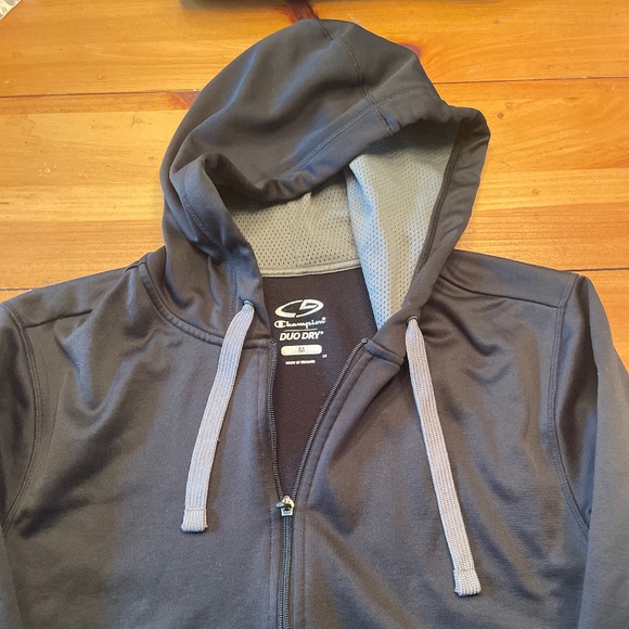 Champion Quality Men's Zip-Up Hoodie - Music Note Print Design